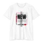 New Creation Tee with Christian message inspired by 2 Corinthians 5:17