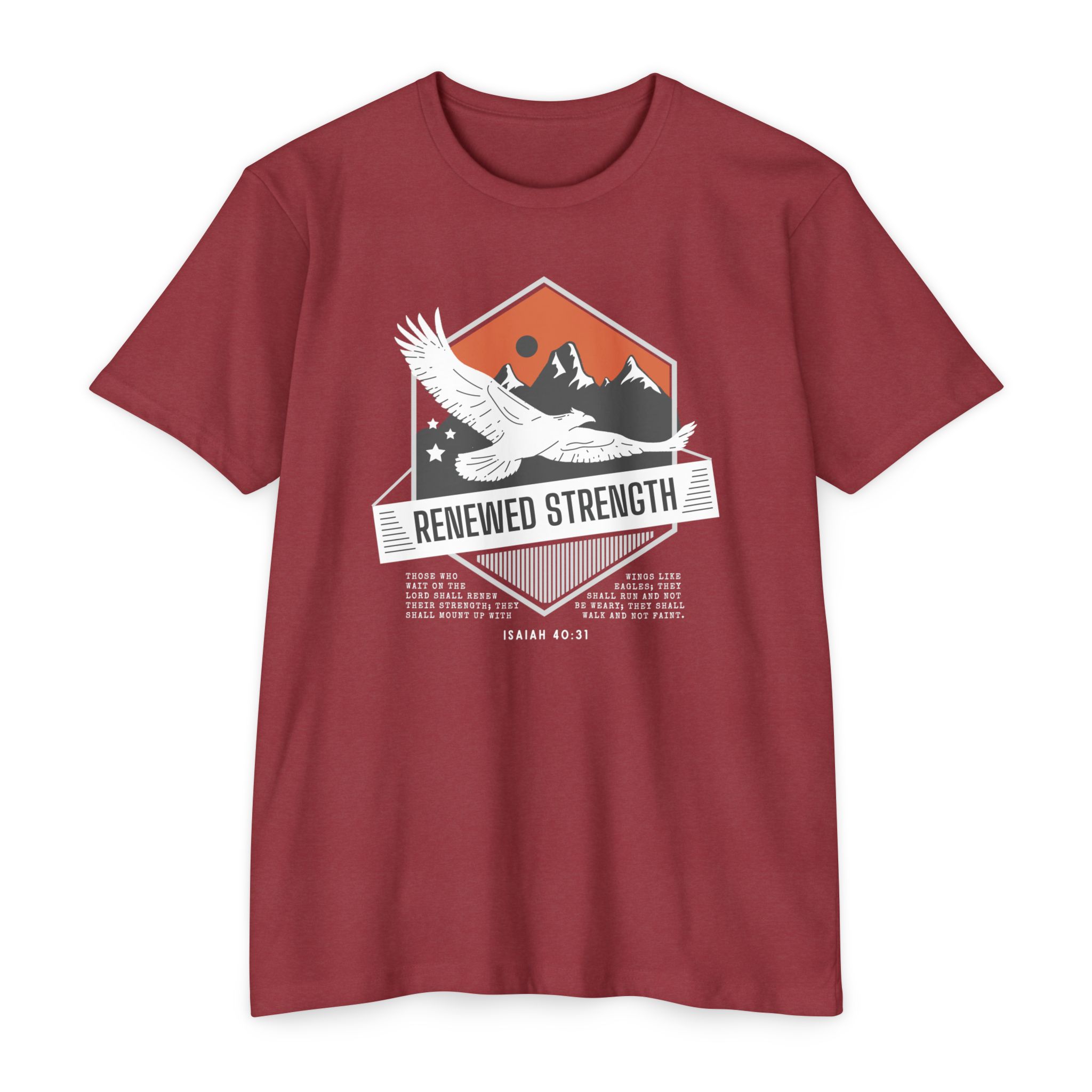 Renewed Strength Tee Shop Christian Apparel & Accessories Renewed Strength Tee - Image 13