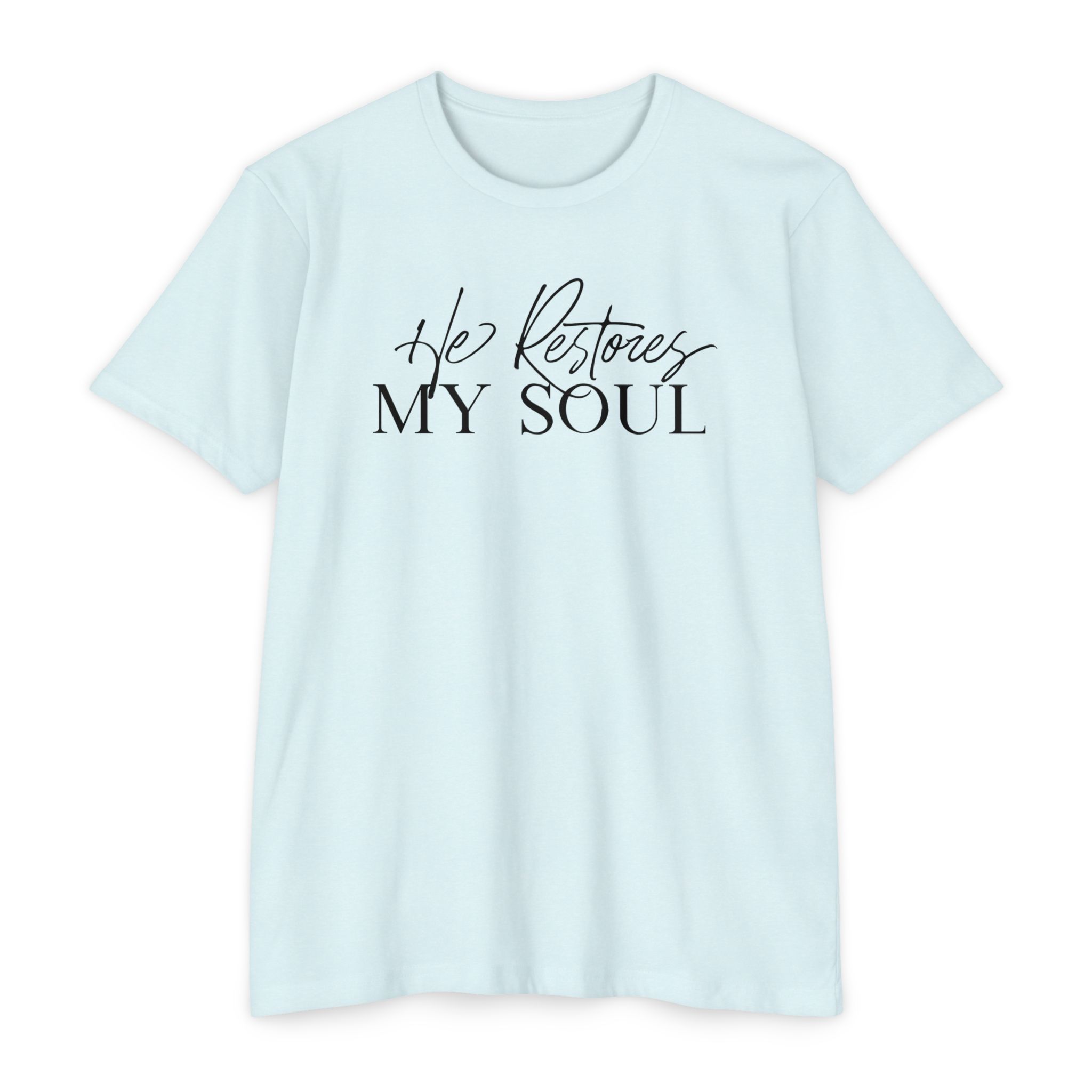He Restores My Soul Tee Shop Christian Apparel & Accessories He Restores My Soul Tee - Image 10