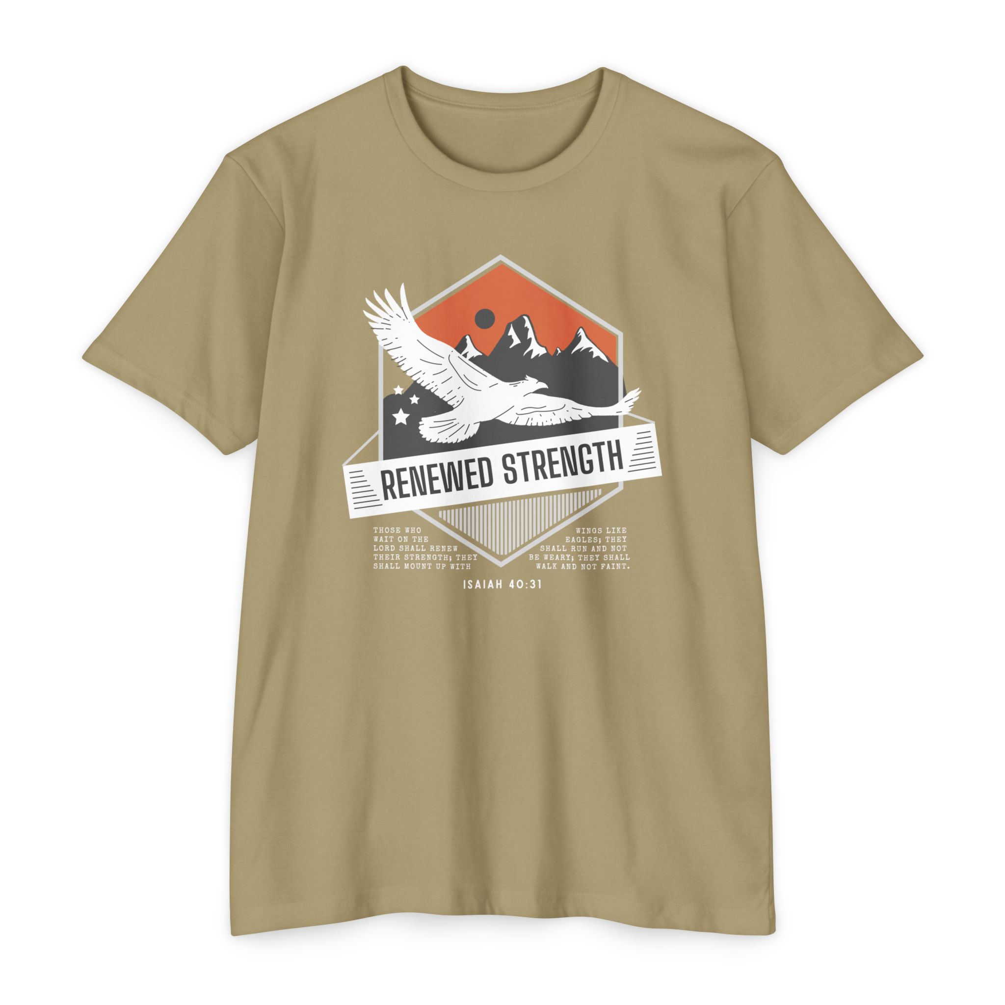 Renewed Strength Tee Shop Christian Apparel & Accessories Renewed Strength Tee - Image 3