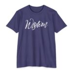 Wisdom Tee with Christian design inspired by biblical wisdom and Proverbs