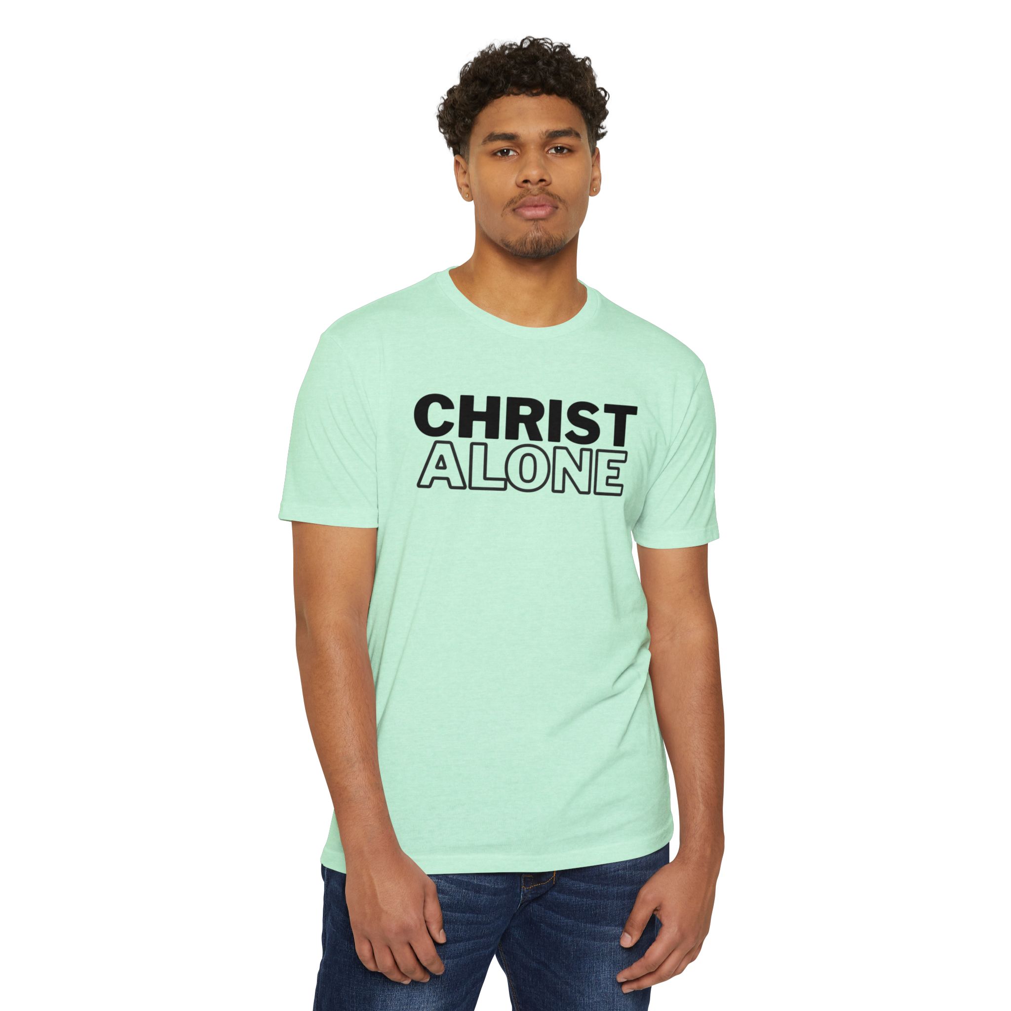 Christ Alone Tee Shop Christian Apparel & Accessories Christ Alone Tee - Image 9