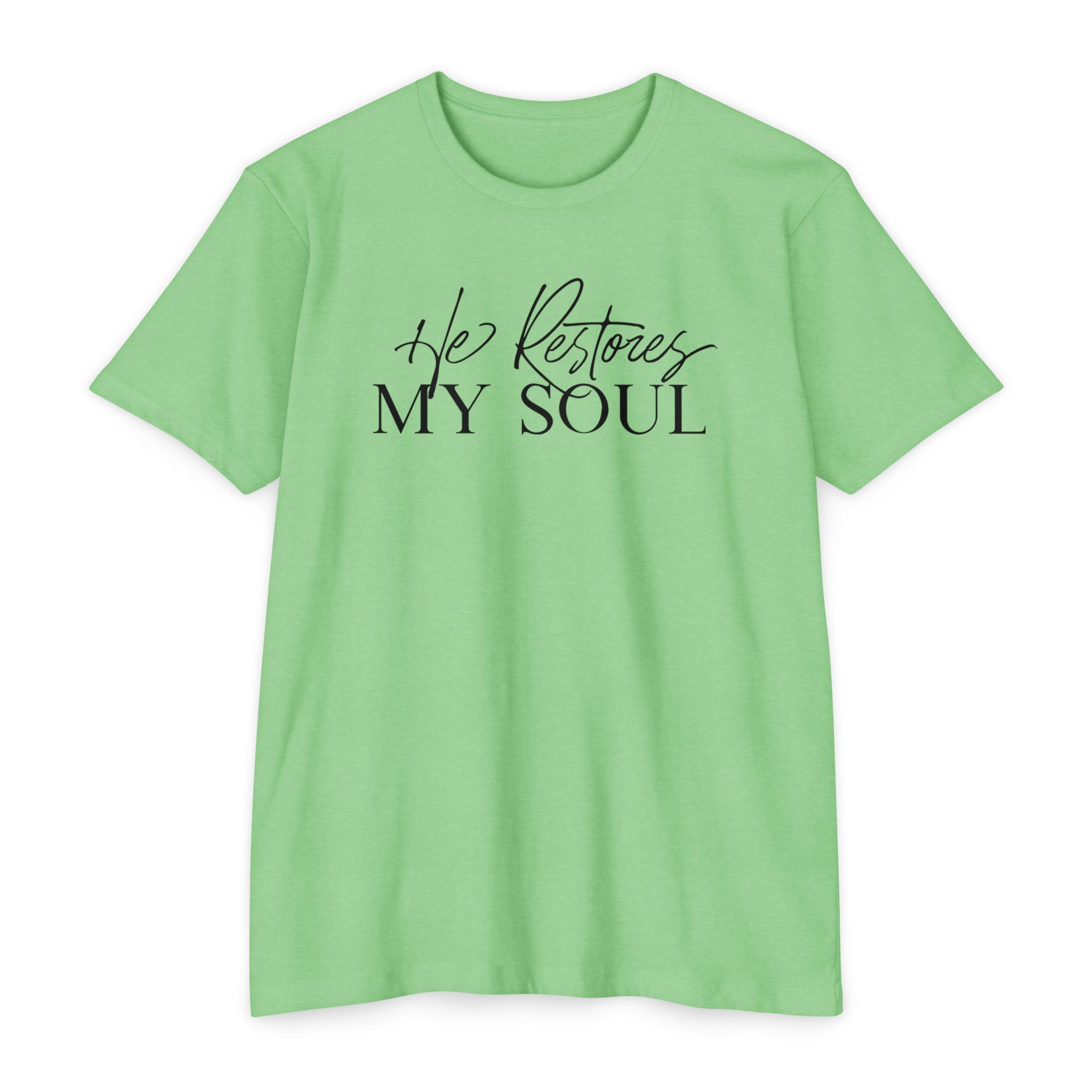 He Restores My Soul Tee Shop Christian Apparel & Accessories He Restores My Soul Tee - Image 8