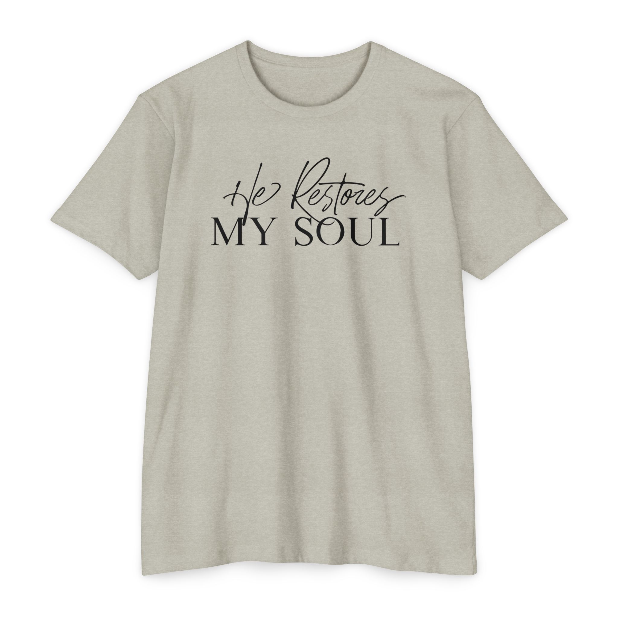 He Restores My Soul Tee Shop Christian Apparel & Accessories He Restores My Soul Tee - Image 7