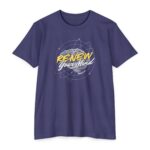 Renew Your Mind Tee with Christian brain design inspired by Romans 12