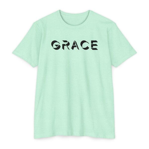 Grace Tee featuring a modern Christian design celebrating God’s grace
