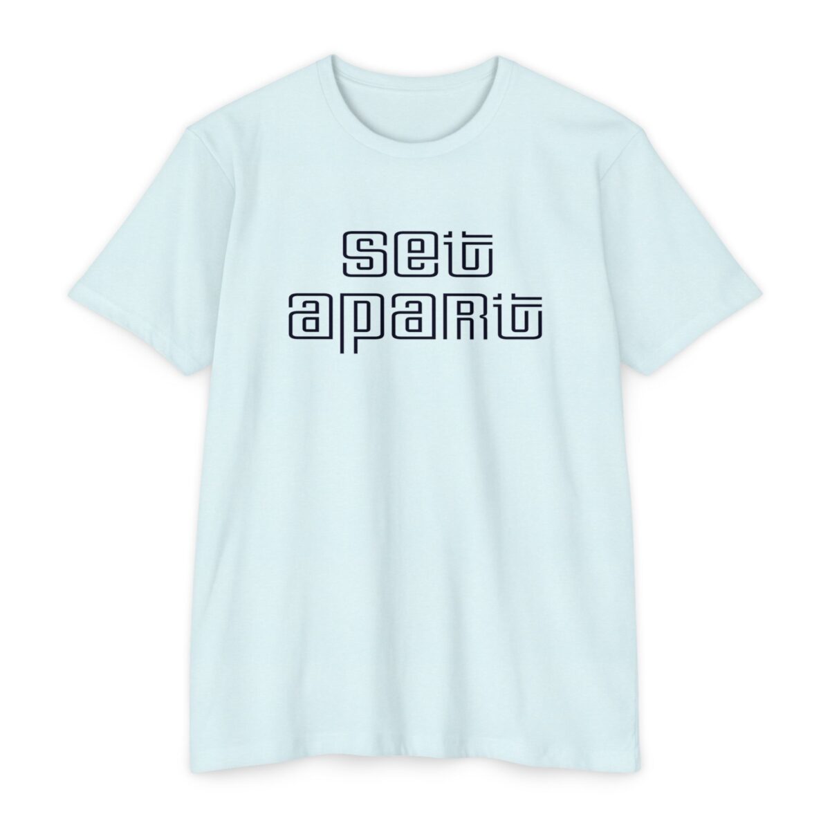 Set Apart Tee with Christian faith design inspired by 1 Peter 2:9