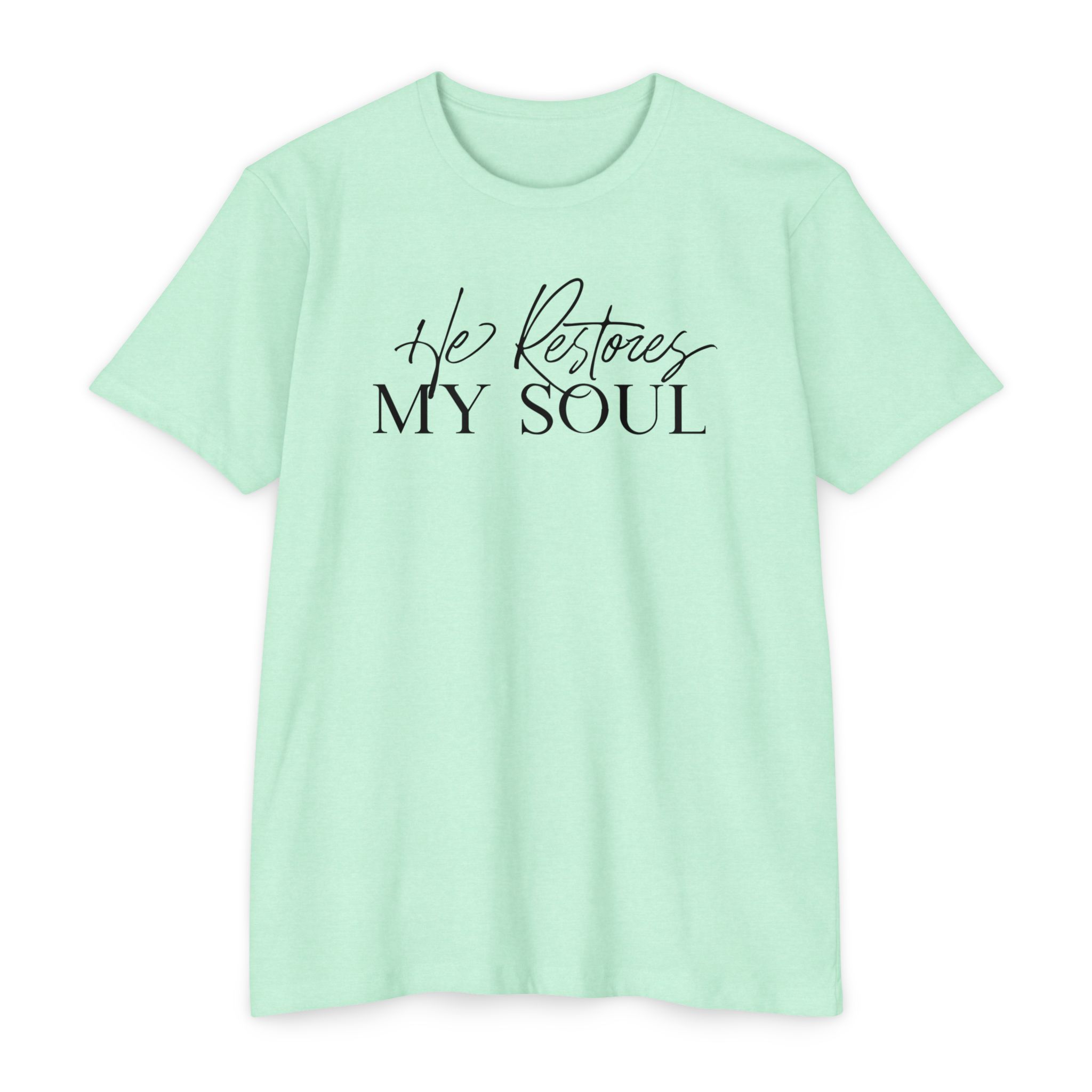He Restores My Soul Tee Shop Christian Apparel & Accessories He Restores My Soul Tee - Image 9