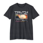 Truth Tee with coordinates design referencing the empty tomb of Jesus Christ