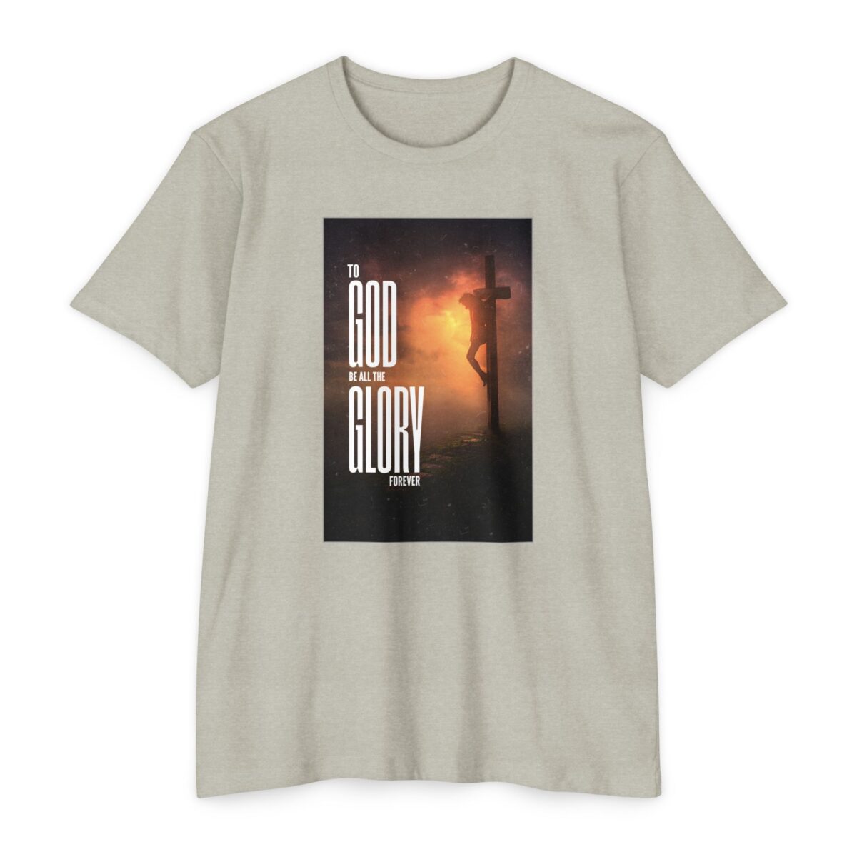 To God Be All the Glory Tee Christian T-shirt celebrating faith and worship