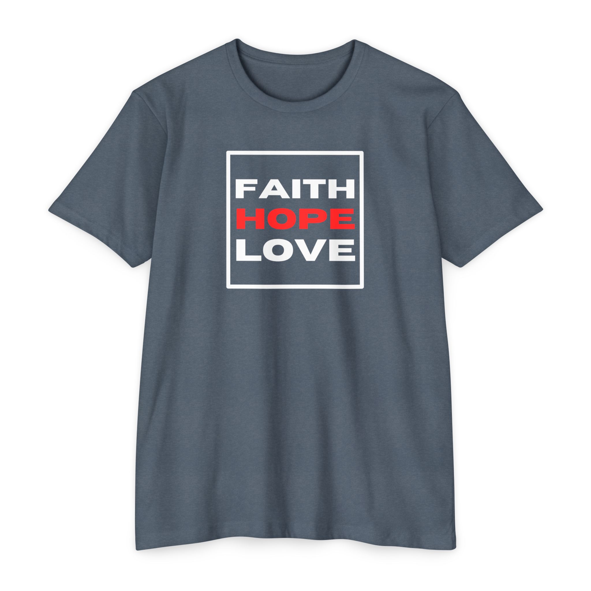 Faith Hope Love Tee Shop Christian Apparel & Accessories Faith Hope Love Tee - Image 7