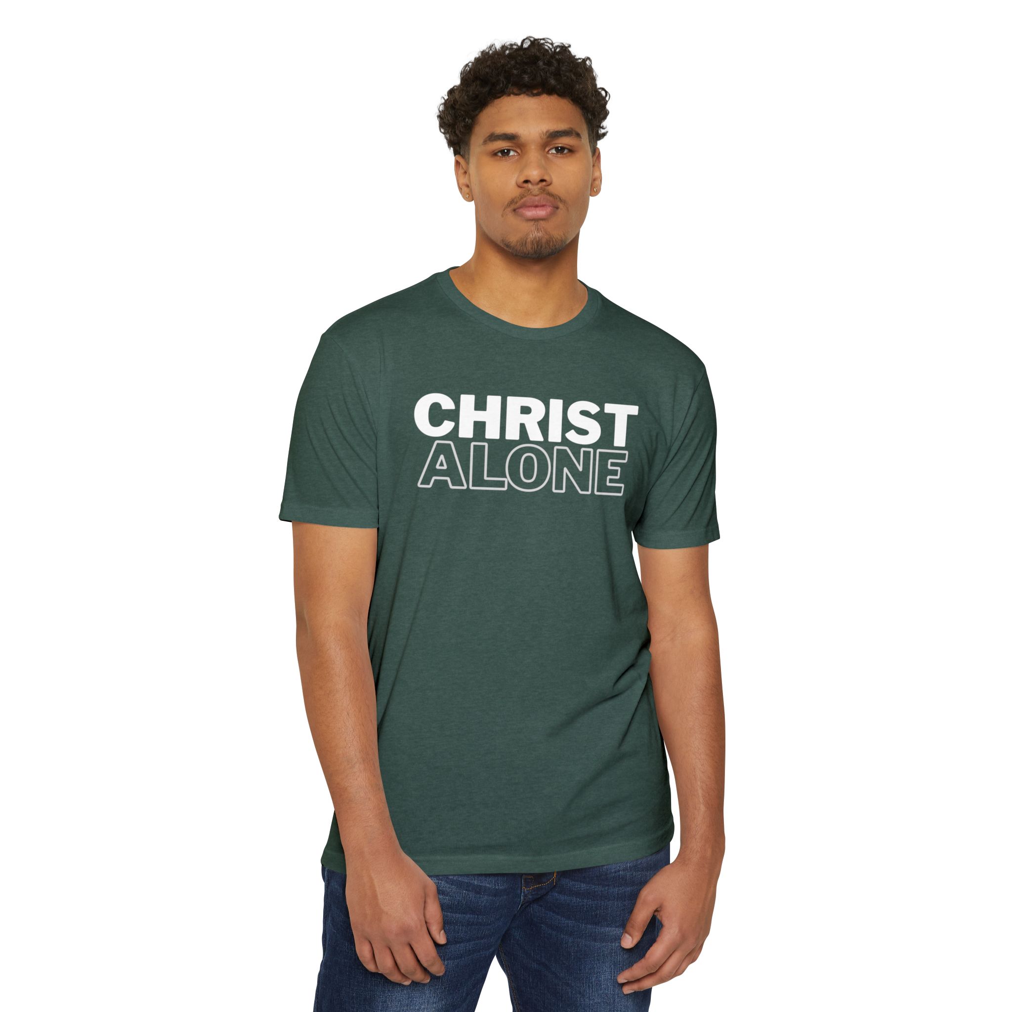 Christ Alone Tee Shop Christian Apparel & Accessories Christ Alone Tee - Image 13