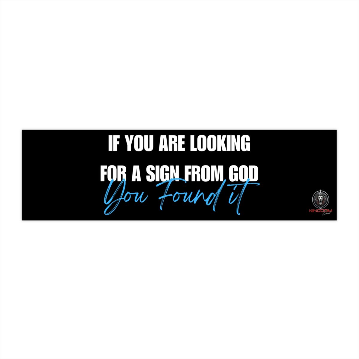 Looking for a Sign Sticker