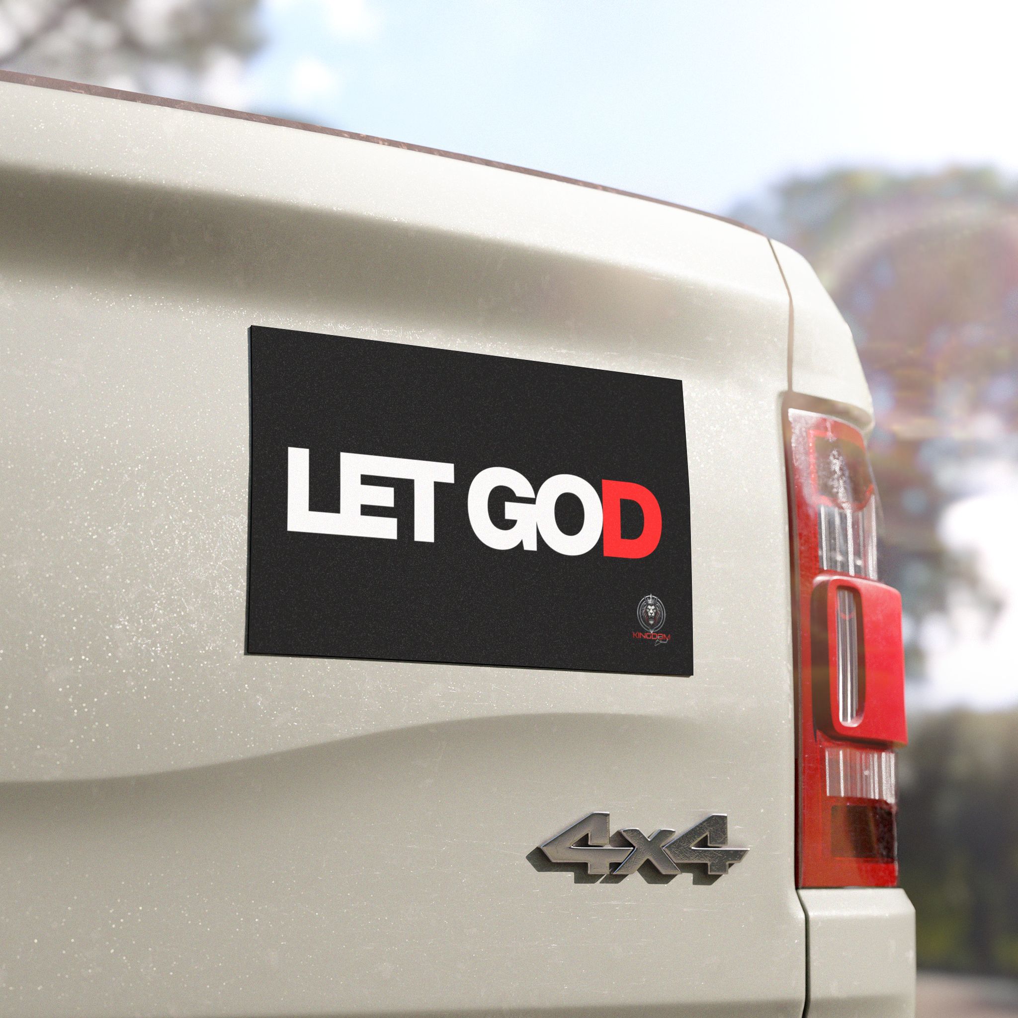 Let Go Let God Car Magnet Shop Christian Apparel & Accessories Let Go Let God Car Magnet - Image 4