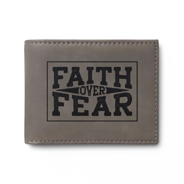 Faith Over Fear Bi-Fold Wallet with Flip