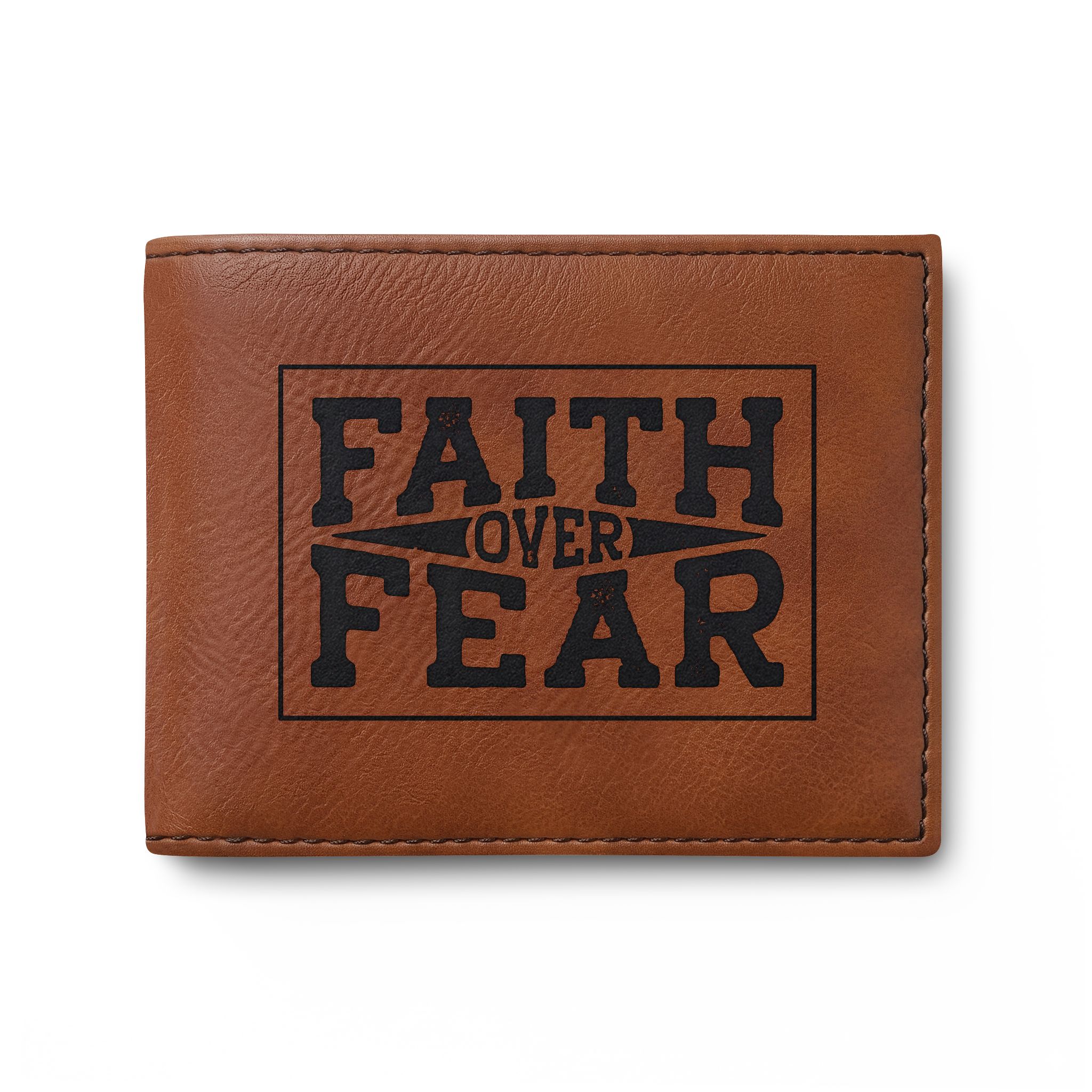 Faith Over Fear Bi-Fold Wallet with Flip Lifestyle Christian Apparel & Accessories Faith Over Fear Bi-Fold Wallet with Flip - Image 5