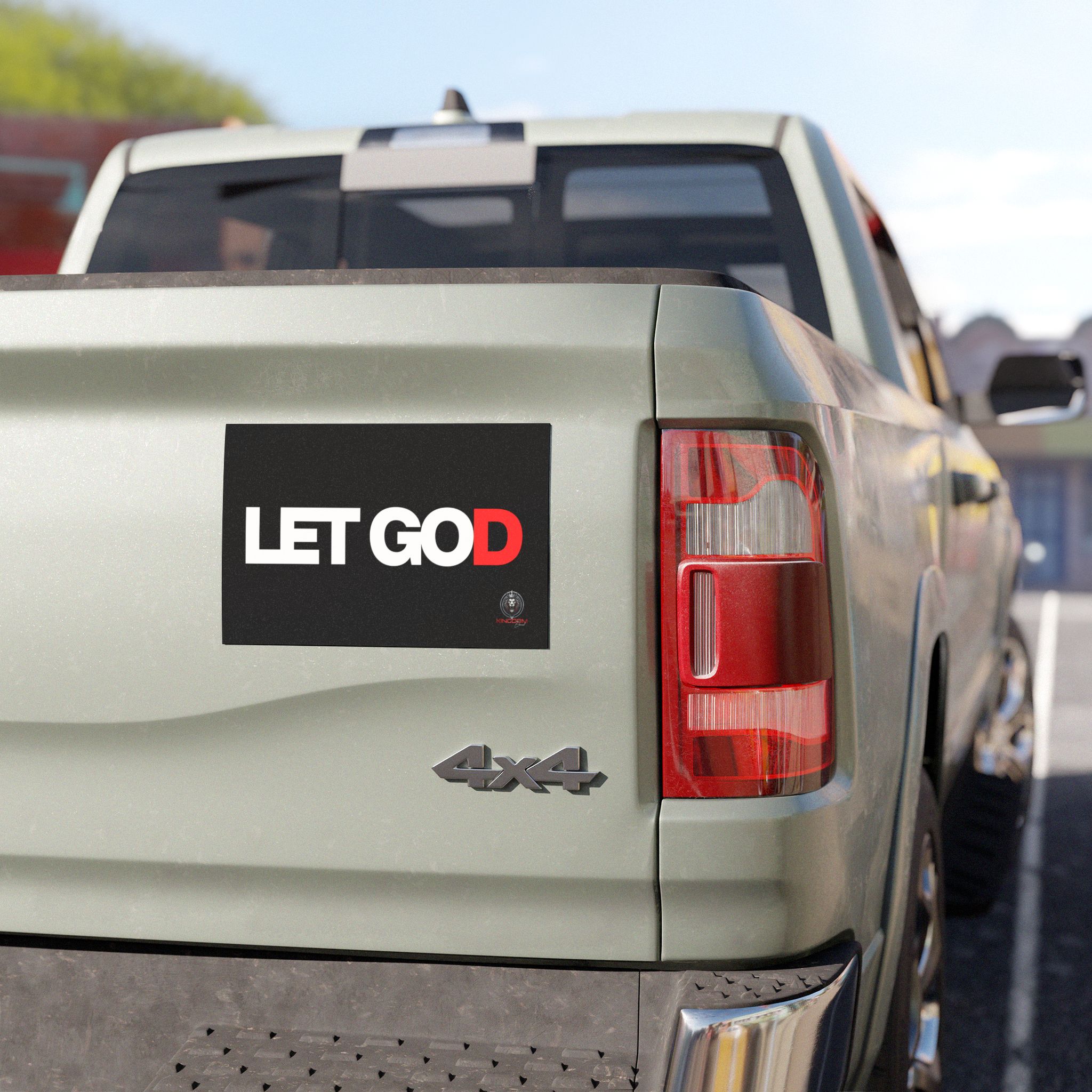 Let Go Let God Car Magnet Shop Christian Apparel & Accessories Let Go Let God Car Magnet - Image 3