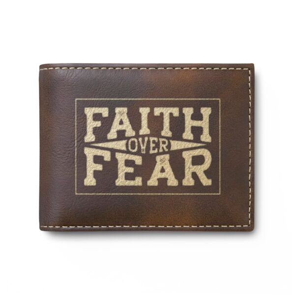 Faith Over Fear Bi-Fold Wallet with Flip
