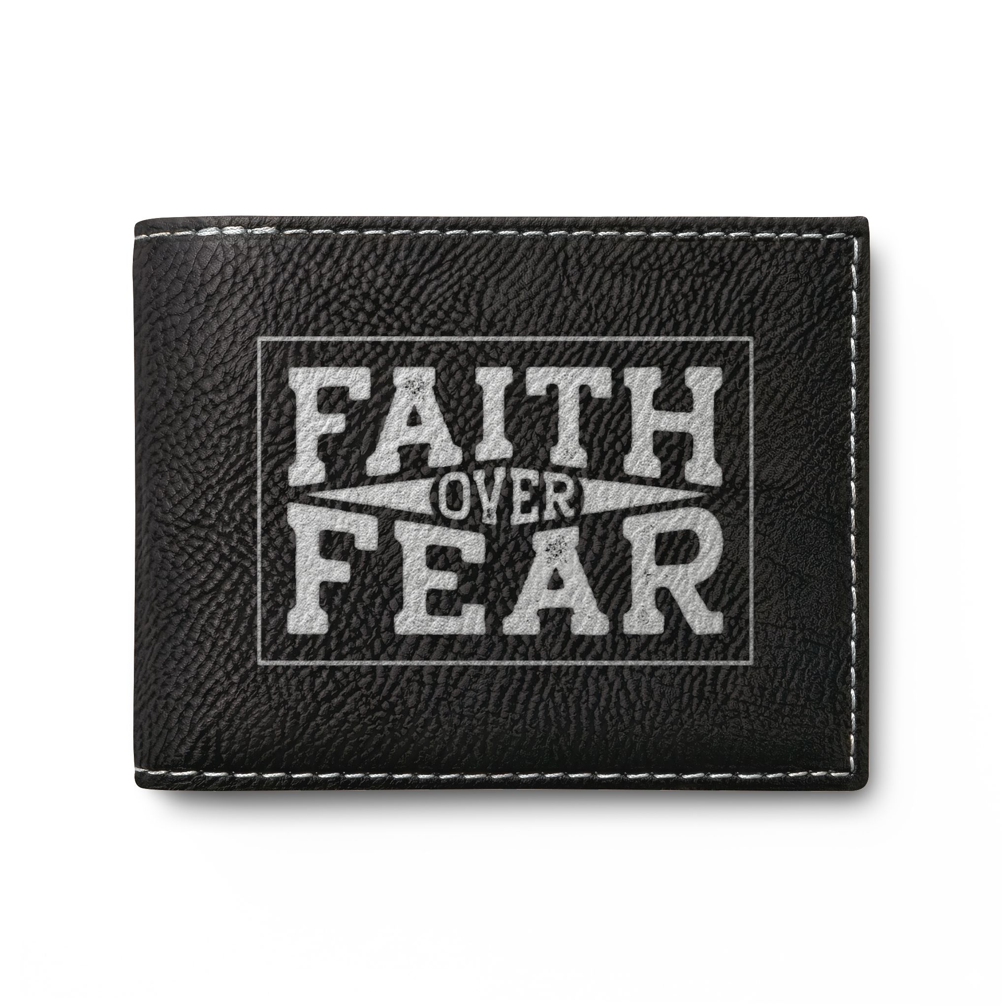 Faith Over Fear Bi-Fold Wallet with Flip Lifestyle Christian Apparel & Accessories Faith Over Fear Bi-Fold Wallet with Flip - Image 7