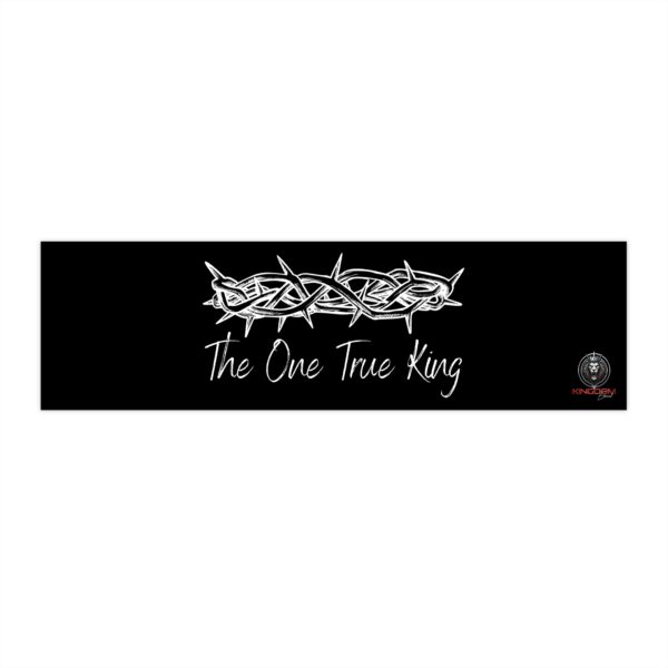 The One True King Bumper Sticker Shop Christian Apparel & Accessories The One True King Bumper Sticker
